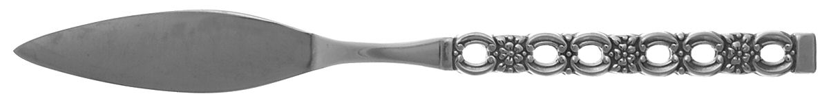 Applique (Stainless) Flat Handle Master Butter Knife by Oneida Silver-1