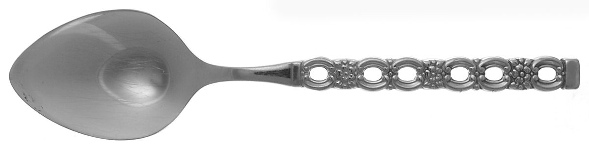 Applique (Stainless) Place/Oval Soup Spoon by Oneida Silver-1