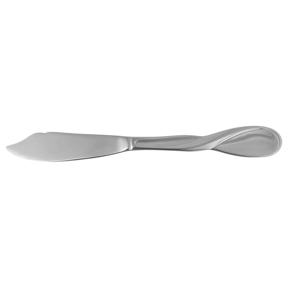 Aquarius (Stainless) Master Butter Spreader, Solid Piece by Oneida Silver-1