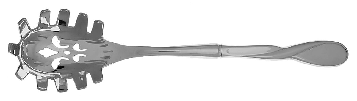 Aquarius (Stainless) Pasta Server with Stainless Bowl HC by Oneida Silver-1