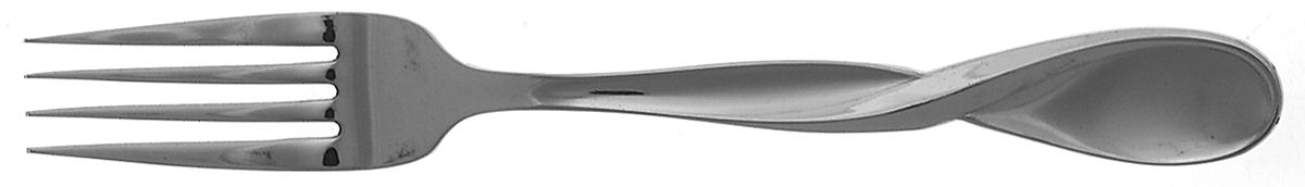 Aquarius (Stainless) Luncheon/Dessert Fork, Solid Piece by Oneida Silver-1