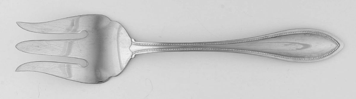 Arbor-American Harmony (Stainless) Medium Solid Cold Meat Serving Fork by Oneida Silver-1