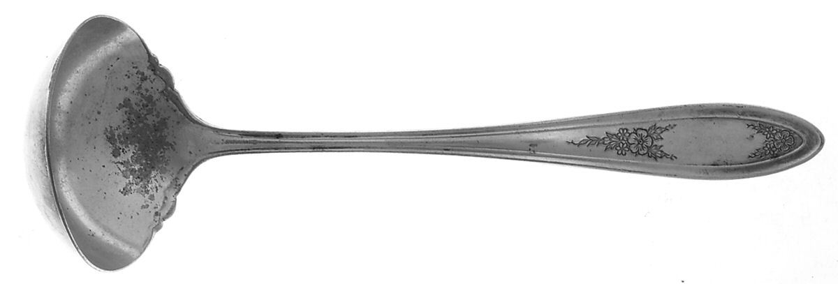Ardsley (Silverplate, 1921) Solid Piece Cream Ladle by Oneida Silver-1