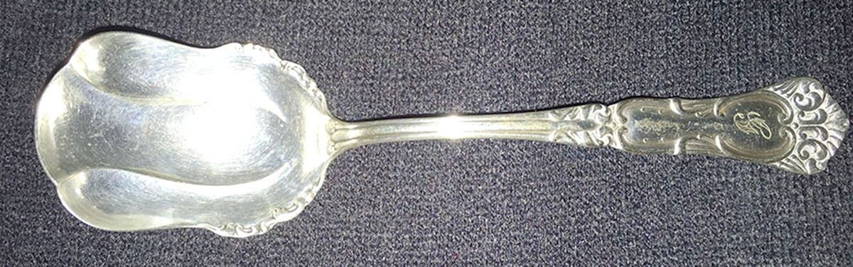 ARDSLEY-EMPRESS (SILVERPLATE) Preserve Spoon by Oneida Silver-1