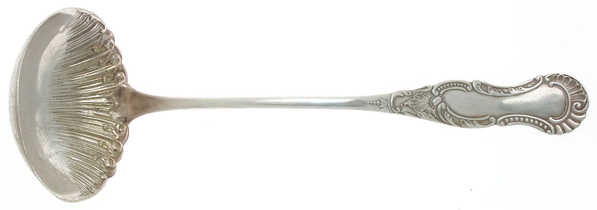 Arlington (Silverplate, 1896) Oyster Ladle Solid Piece by Oneida Silver-1