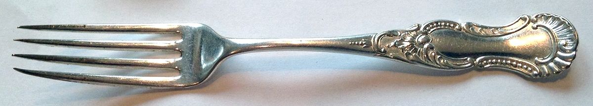 Arlington (Silverplate, 1896) Youth Fork by Oneida Silver-1