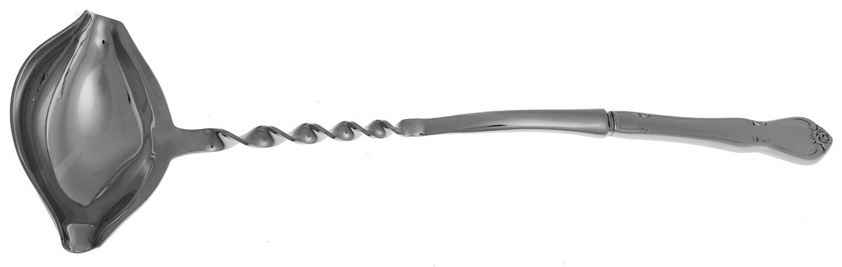 Arbor Rose-True Rose (Stainless) Punch Ladle with Stainless Bowl HC by Oneida Silver-1