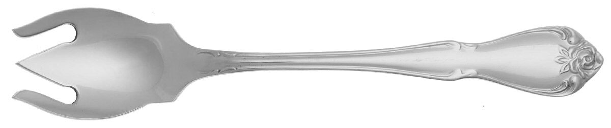 Arbor Rose-True Rose (Stainless) Ice Cream Fork HC by Oneida Silver-1