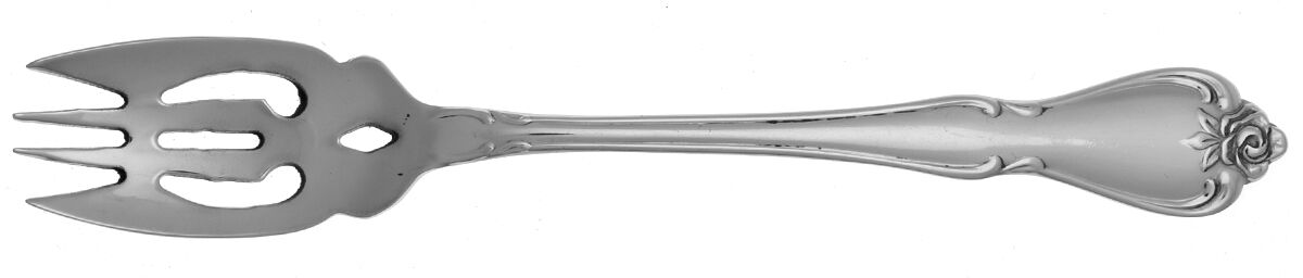 Arbor Rose-True Rose (Stainless) Fish/Salad Fork Individual Large HC by Oneida Silver-1