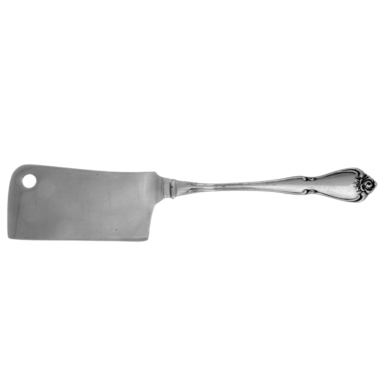 Arbor Rose-True Rose (Stainless) Cheese Cleaver with Stainless Blade HC by Oneida Silver-1