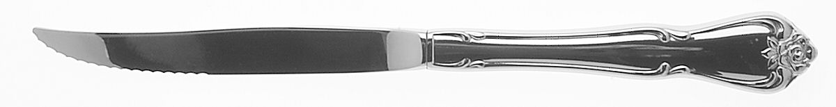 Arbor Rose-True Rose (Stainless) Individual Steak Knife Hollow Handle by Oneida Silver-1