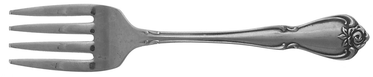 Arbor Rose-True Rose (Stainless) Baby Fork by Oneida Silver-1