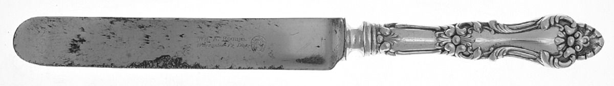 Arundel (Silverplate, 1899) Blunt Hollow Knife with Bolster by Oneida Silver-1