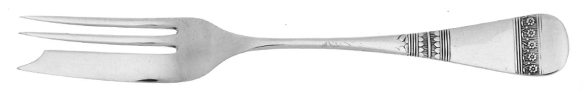 Ascot (Silverplate, 1886) Individual Pie Fork by Oneida Silver-1