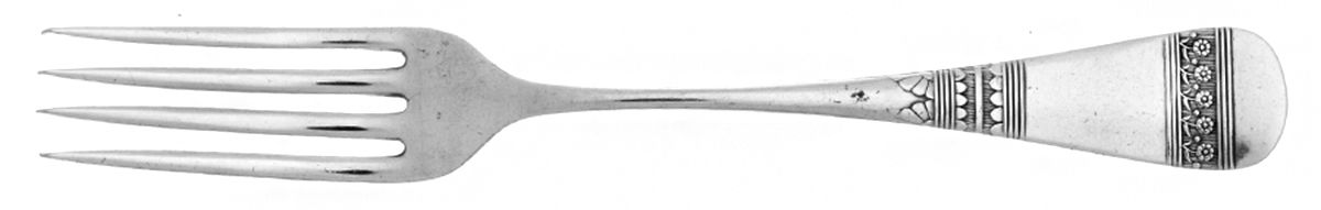Ascot (Silverplate, 1886) Fork by Oneida Silver-1