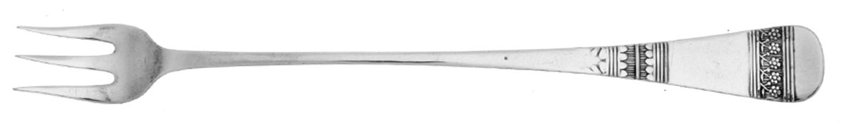 Ascot (Silverplate, 1886) Cocktail/Seafood Fork by Oneida Silver-1