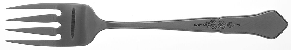 Ashmore (Stainless-Burnished Handle) Individual Salad Fork by Oneida Silver-1