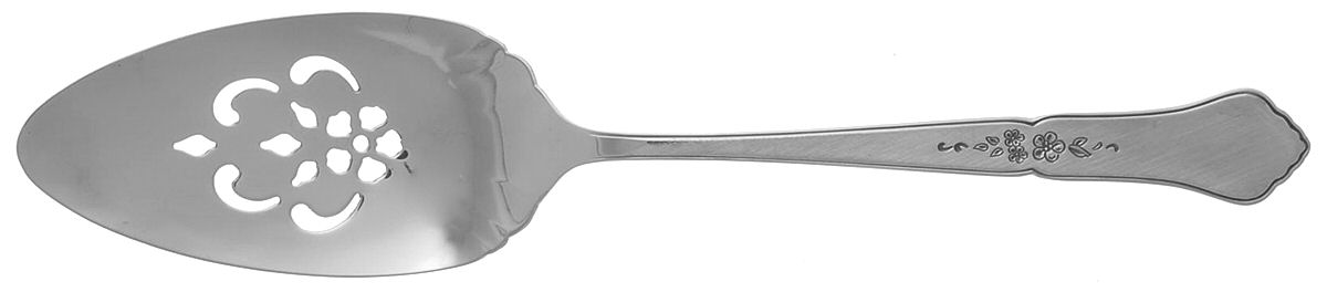 Ashmore (Stainless-Burnished Handle) All Stainless Pie Server by Oneida Silver-1