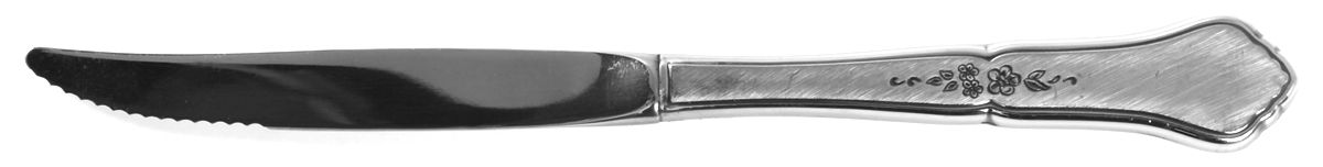 Ashmore (Stainless-Burnished Handle) Individual Steak Knife Hollow Handle by Oneida Silver-1