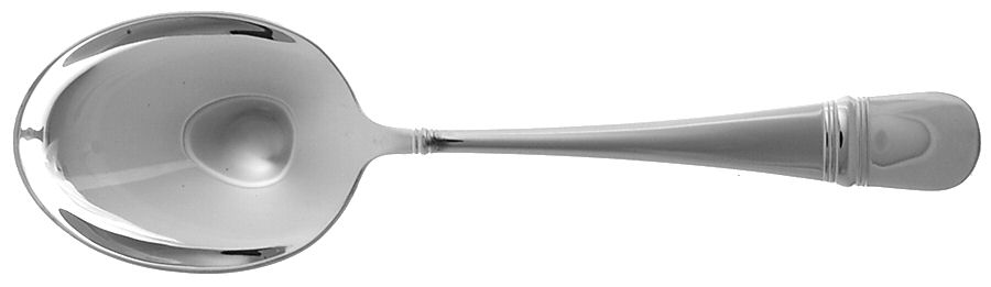 Astragal (Silverplate, 1996) Solid Smooth Casserole Spoon by Oneida Silver-1