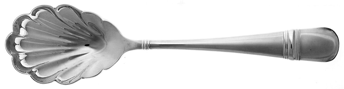 Astragal (Silverplate, 1996) Sugar Shell Spoon by Oneida Silver-1
