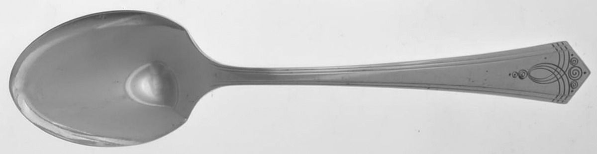 Aurora (Silverplate, 1930) Sugar Spoon by Oneida Silver-1