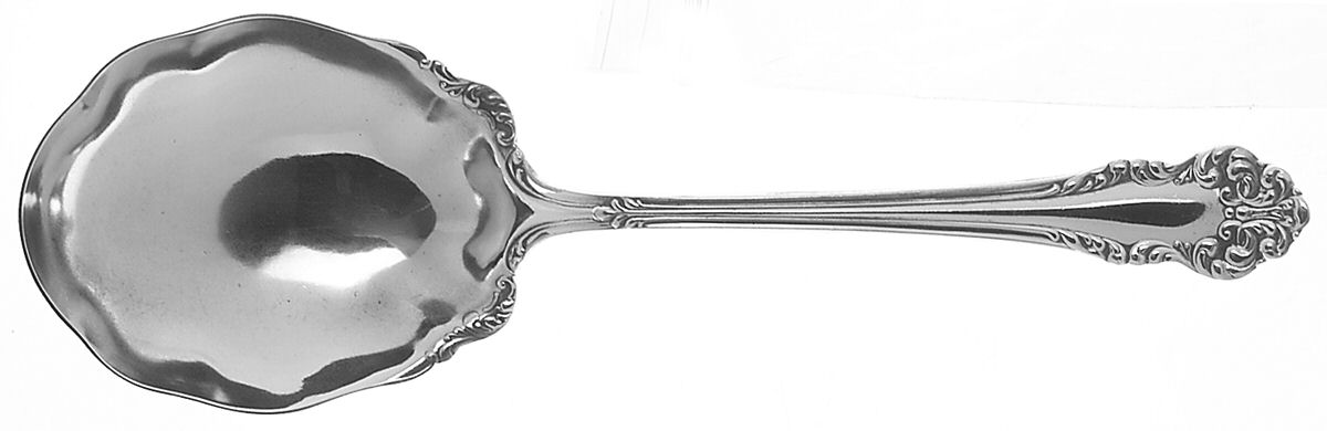 Avalon (Silverplate, 1901) Solid Smooth Casserole Spoon by Oneida Silver-1