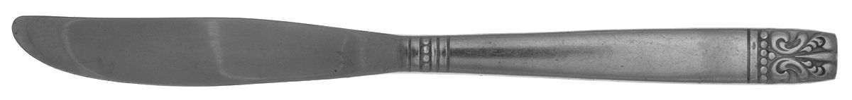 Aztec-Encore (Stainless, Wm A Rogers) Modern Solid Knife by Oneida Silver-1