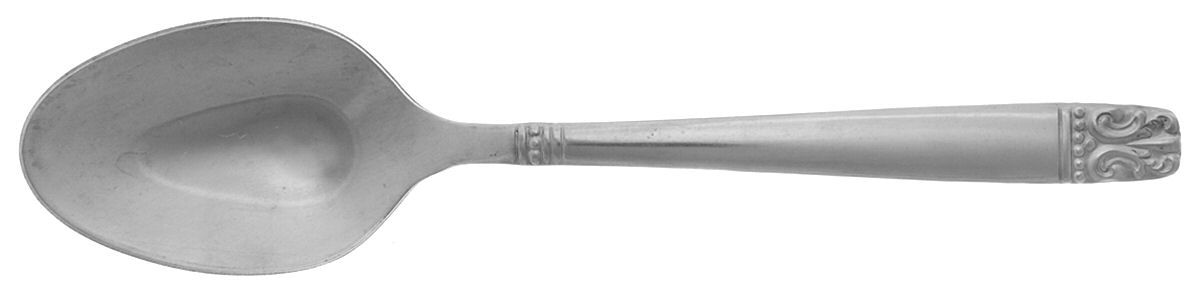 Aztec-Encore (Stainless, Wm A Rogers) Place/Oval Soup Spoon by Oneida Silver-1