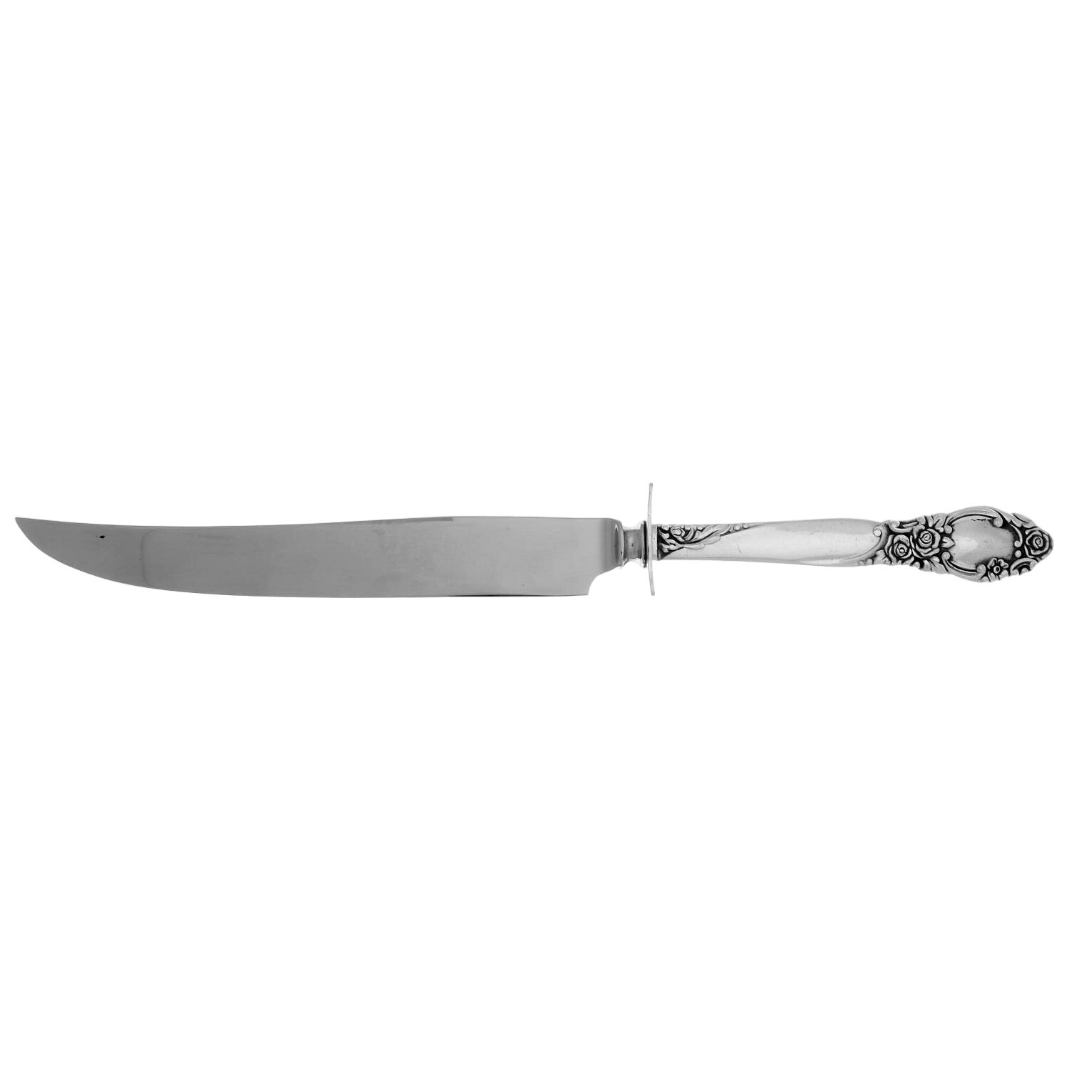 Ballad-Country Lane (Silverplate, 1953) Small Steak Carving Knife with Stainless Blade by Oneida Silver-1