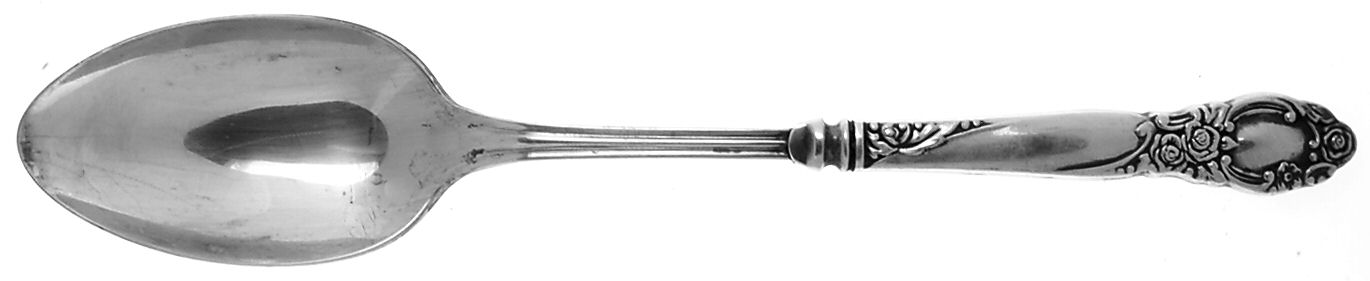 Ballad-Country Lane (Silverplate, 1953) Platter Spoon-Hollow Handle Silverplate Bowl by Oneida Silver-1