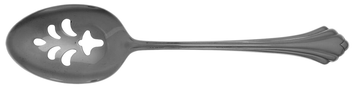 Bancroft (Stainless) Pierced Tablespoon (Serving Spoon) HC by Oneida Silver-1