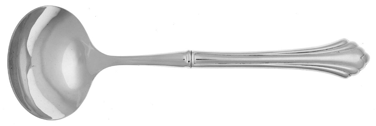 Bancroft (Stainless) Gravy Ladle with No Spout Stainless Bowl HC by Oneida Silver-1