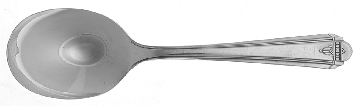 Barbara (Silverplate, 1931) Straight Handle Baby Spoon by Oneida Silver-1