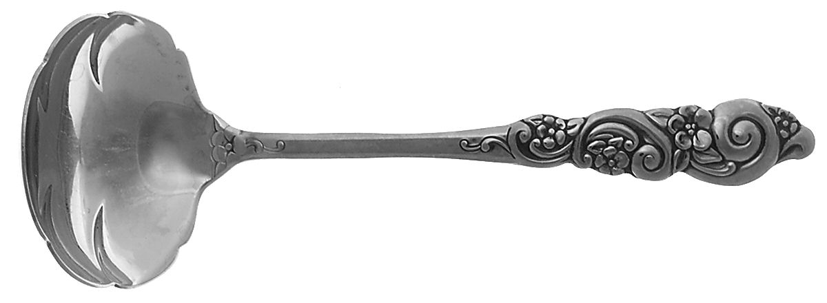 Barcelona (Stainless) Solid Gravy Ladle by Oneida Silver-1