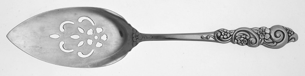 Barcelona (Stainless) Pierced All Stainless Pie Server by Oneida Silver-1