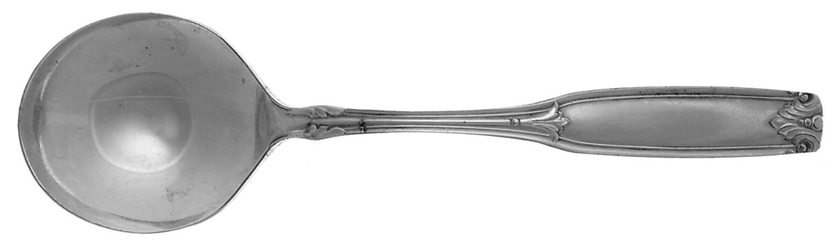 Baronet (Silverplate, 1962) Round Bowl Soup Spoon (Cream Soup) by Oneida Silver-1