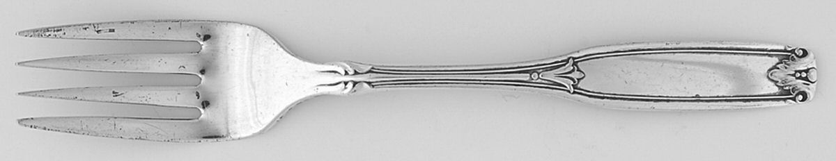 Baronet (Silverplate, 1962) Individual Salad Fork by Oneida Silver-1