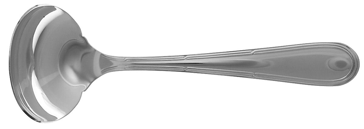 Becket (Silverplate, 1985) Solid Gravy Ladle by Oneida Silver-1