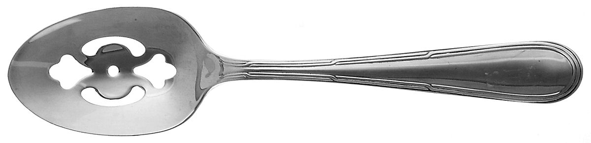 Becket (Silverplate, 1985) Pierced Tablespoon (Serving Spoon) by Oneida Silver-1