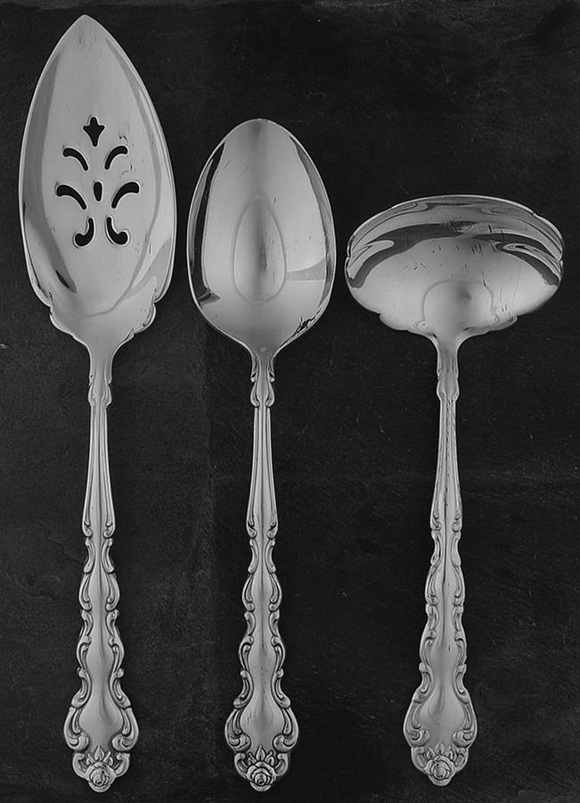Beethoven (Silverplate, 1971) 3 Piece Completer Set by Oneida Silver-1