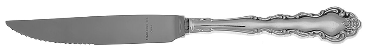 Beethoven (Silverplate, 1971) Steak Knife Individual Hollow, Serrate HC by Oneida Silver-1