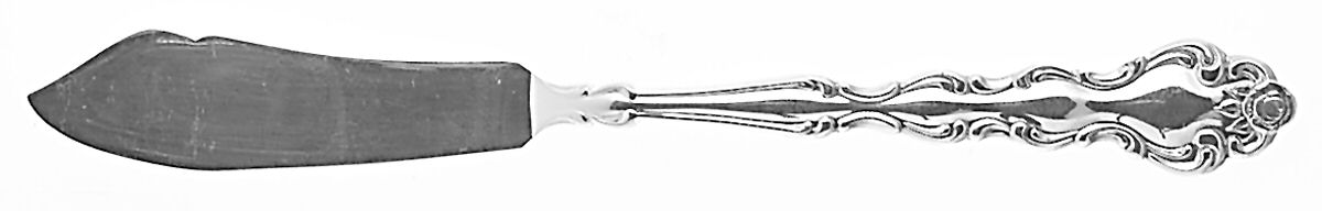 Beethoven (Silverplate, 1971) Flat Handle Master Butter Knife by Oneida Silver-1