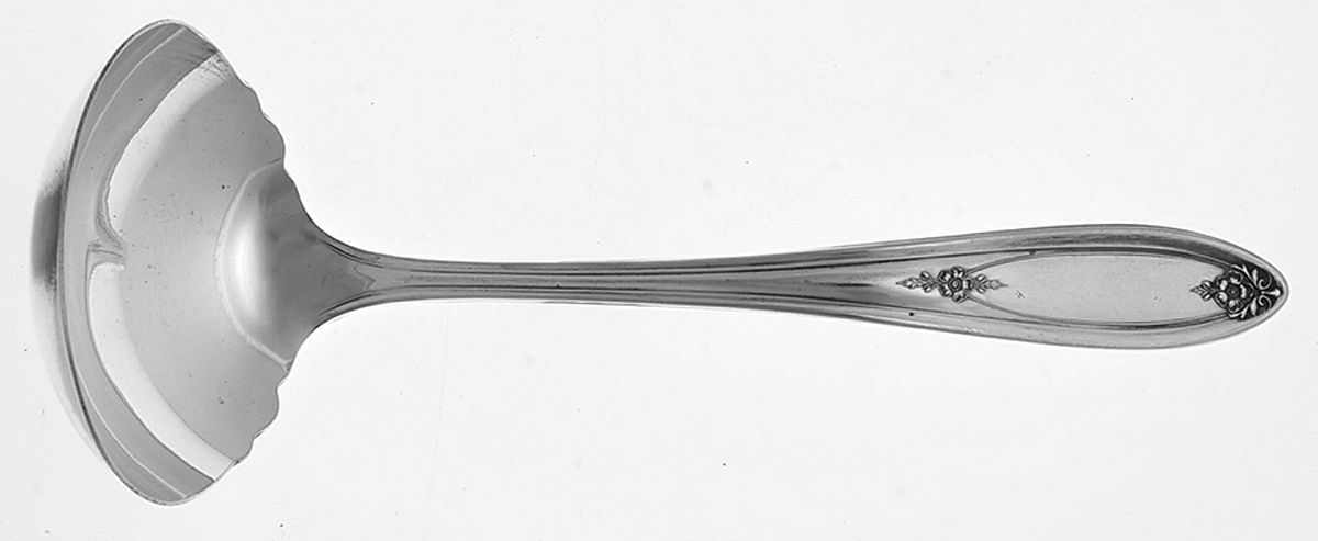 Belford (Silverplate, 1930) Solid Gravy Ladle by Oneida Silver-1