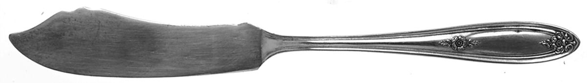 Belford (Silverplate, 1930) Flat Handle Master Butter Knife by Oneida Silver-1