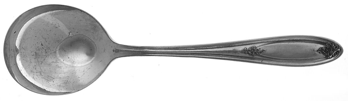 Belford (Silverplate, 1930) Round Bowl Soup Spoon (Gumbo) by Oneida Silver-1