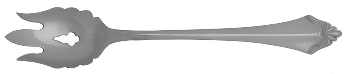 Belcourt (Silverplate, 1989) Vegetable Serving Fork Solid  HC by Oneida Silver-1