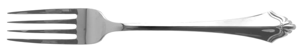 Belcourt (Silverplate, 1989) Luncheon/Dessert Fork, Solid Piece by Oneida Silver-1