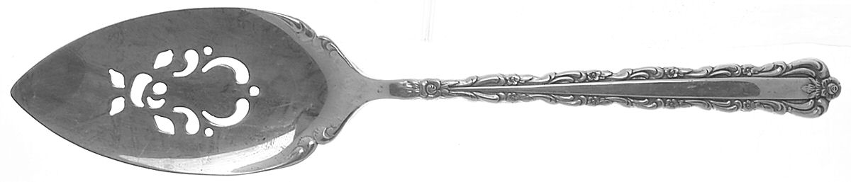 Bellfontaine (Silverplate, 1973) Solid Pierced Pie Server by Oneida Silver-1