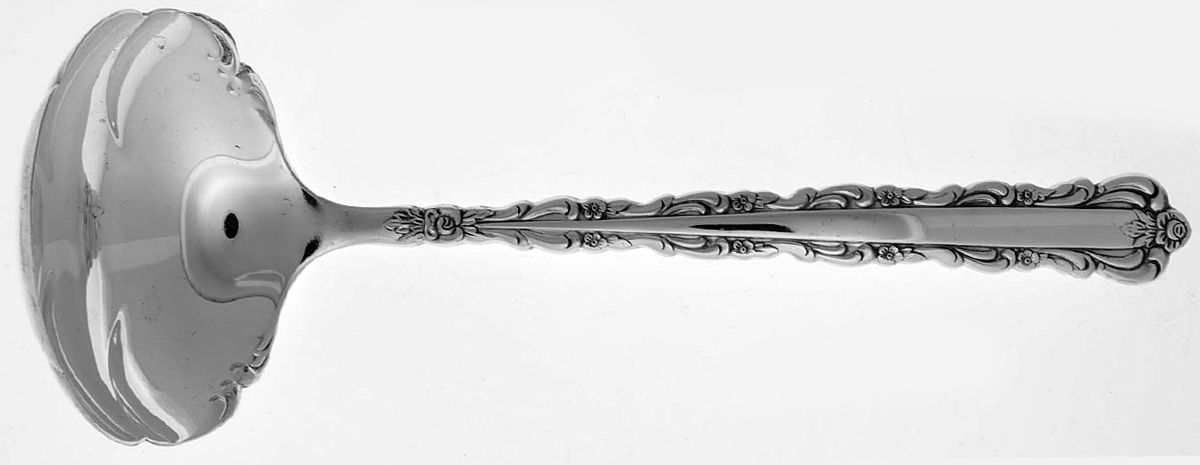 Bellfontaine (Silverplate, 1973) Solid Gravy Ladle by Oneida Silver-1